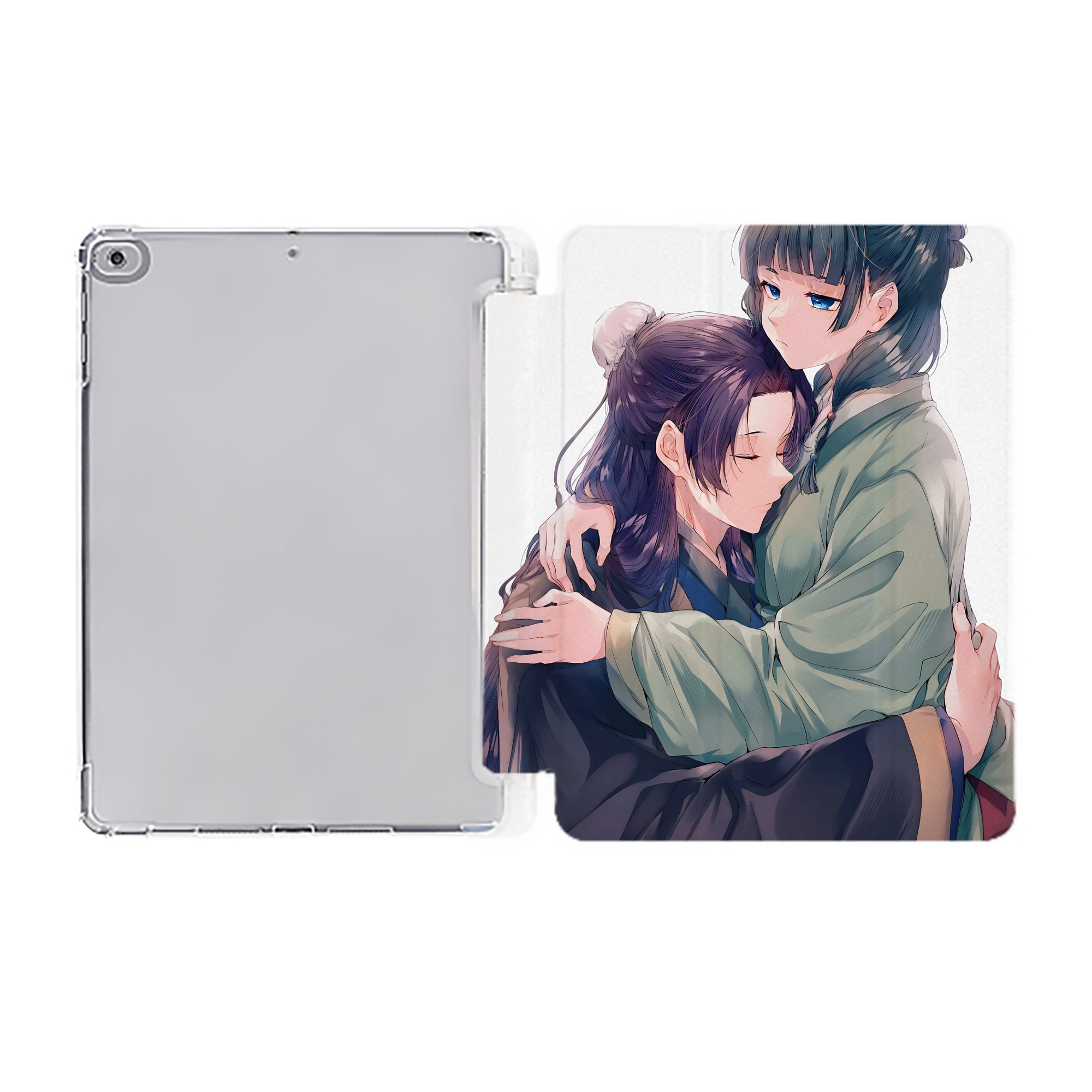 （画像用） 薬屋のひとりごと The Apothecary Diaries IPad ケース ペン収納付き 三つ折りスタンド PUレザー×シリコン 対応機種9.5/10.5/10.9インチ